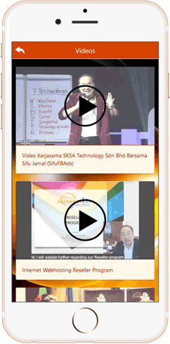 IWH Apps Video feature
